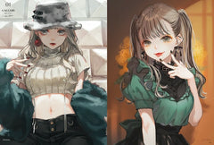 《PLUS　青十紅畫集 & 插畫化妝術》