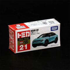 【TOMICA】No.21 日產 LEAF 盒裝迷你車