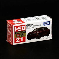 【TOMICA】No.21 日產 LEAF（初回特別仕様） 盒裝迷你車
