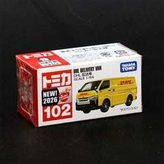 【Tomica】No.102《DHL 配送車》迷你車