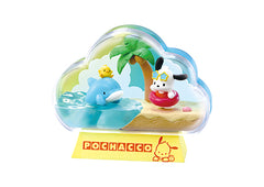 【Re-Ment】Sanrio Pochacco 玻璃景觀收藏系列《Pochacco 放學散步回憶》